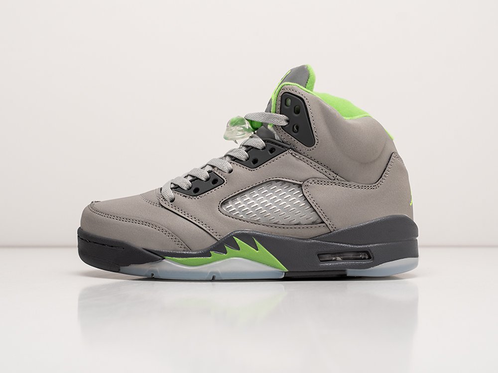 Nike Air Jordan 5 Green Bean зеленые кожа мужские (AR24336) - фото 1 Nike Air Jordan 5 Green Bean зеленые кожа мужские (AR24336) - фото 1