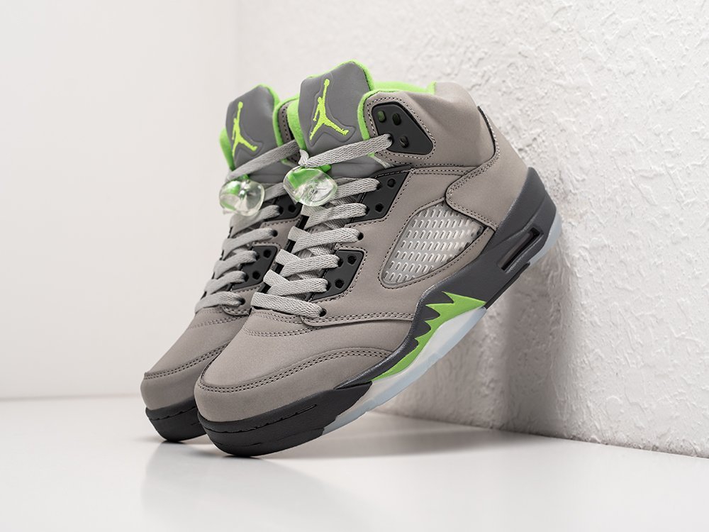 Nike Air Jordan 5 Green Bean WMNS зеленые текстиль женские (AR24337) - фото 2 Nike Air Jordan 5 Green Bean WMNS зеленые текстиль женские (AR24337) - фото 2