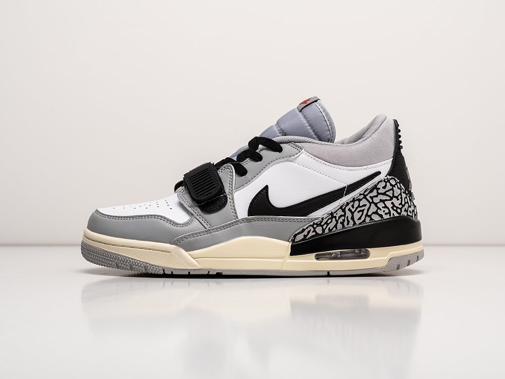 Nike Air Jordan Legacy 312 Low Tech Grey белые кожа мужские (AR24359) - фото 1 Nike Air Jordan Legacy 312 Low Tech Grey белые кожа мужские (AR24359) - фото 1