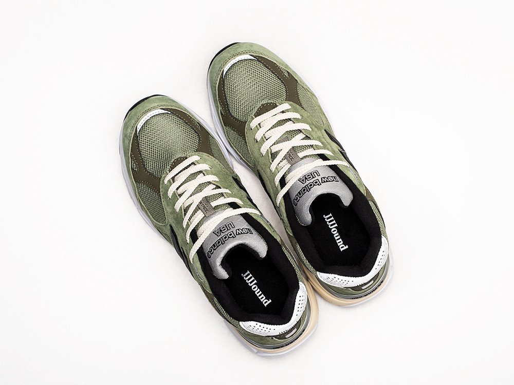 New Balance 990v3 JJJJound Olive зеленые замша мужские (AR24375) - фото 3 New Balance 990v3 JJJJound Olive зеленые замша мужские (AR24375) - фото 3