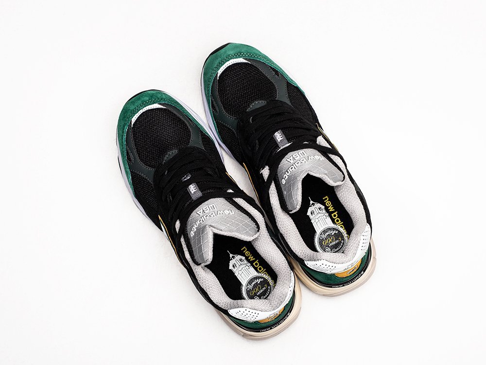 New Balance 990v3 Made In USA Black Green зеленые замша мужские (AR24377) - фото 3 New Balance 990v3 Made In USA Black Green зеленые замша мужские (AR24377) - фото 3