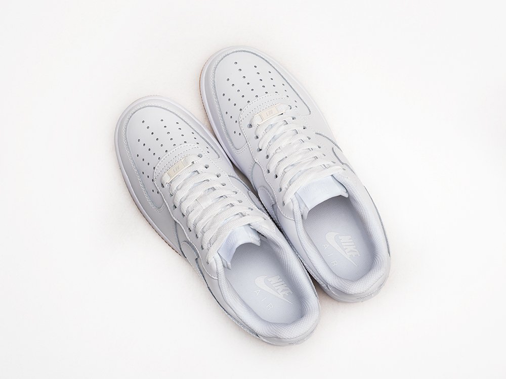 Nike Air Force 1 Low White Gum белые кожа мужские (AR24381) - фото 3 Nike Air Force 1 Low White Gum белые кожа мужские (AR24381) - фото 3