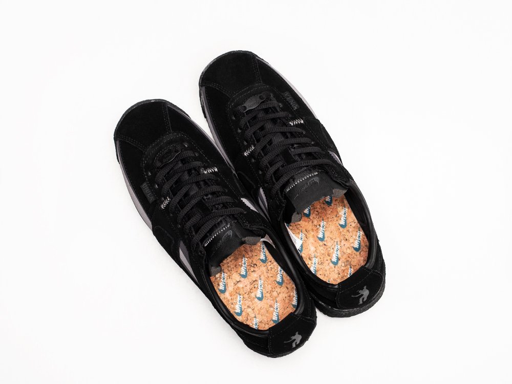 Nike x Union x Cortez черные замша мужские (AR24388) - фото 3 Nike x Union x Cortez черные замша мужские (AR24388) - фото 3