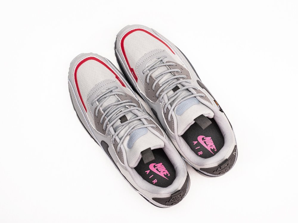 Nike Air Max 90 Surplus Wolf Grey серые кожа мужские (AR24405) - фото 3 Nike Air Max 90 Surplus Wolf Grey серые кожа мужские (AR24405) - фото 3