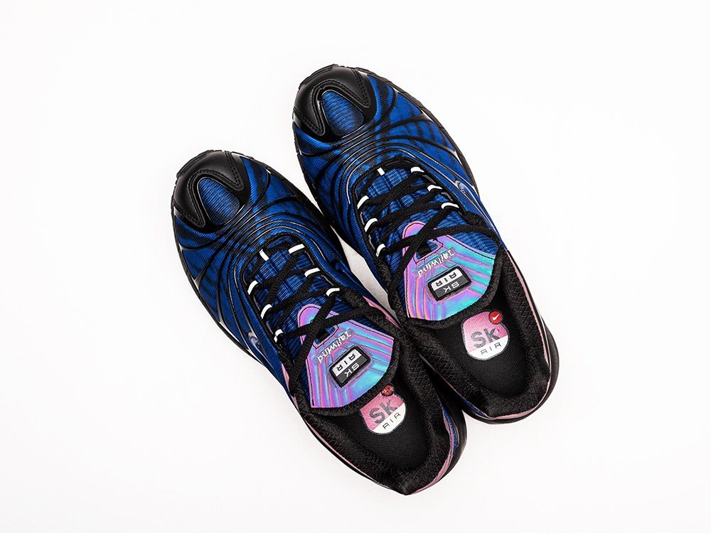 Nike Air Max Tailwind V x Skepta Chrome Blue синие кожа мужские (AR24412) - фото 3