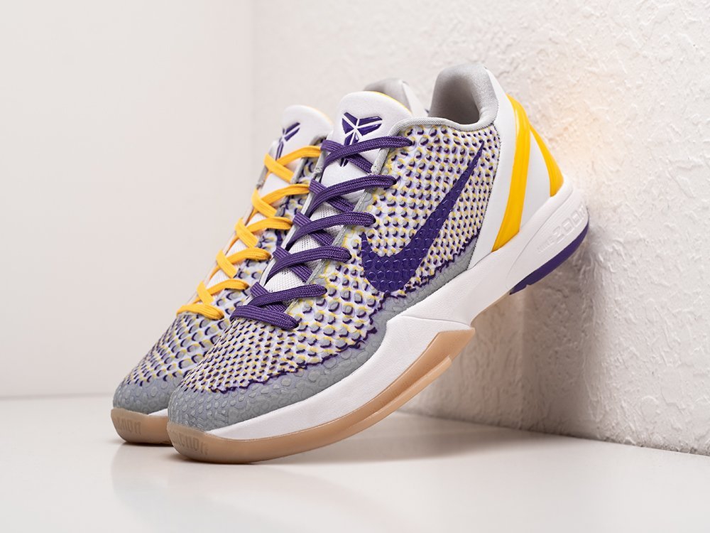 Nike Kobe 6 Protro 3D Lakers белые мужские (AR24426) - фото 2