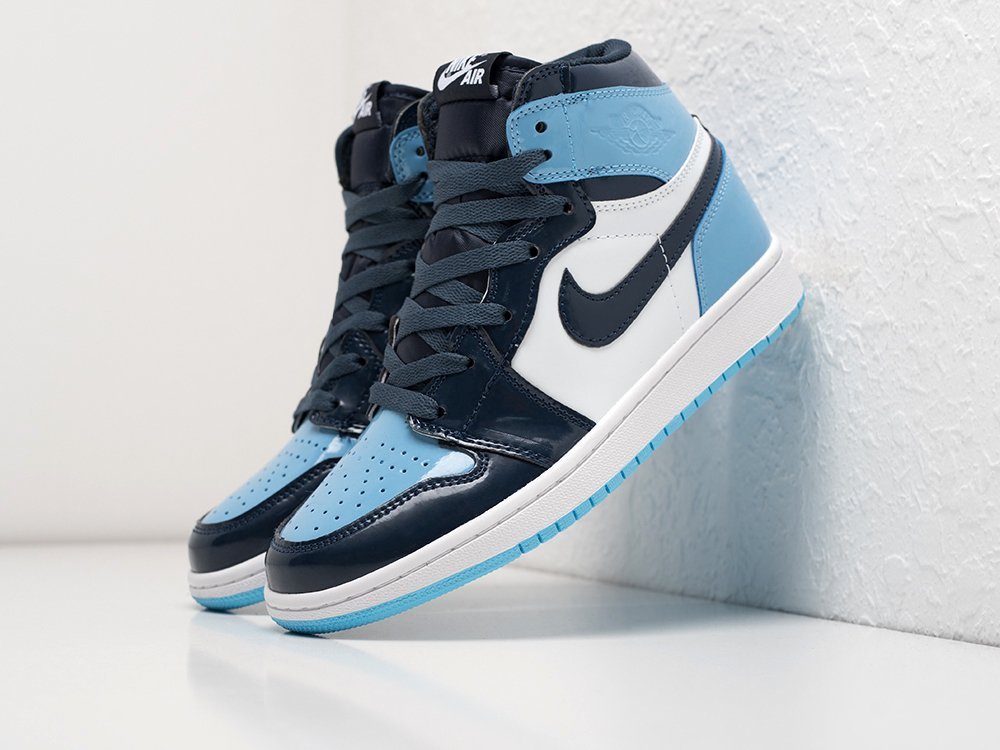 Nike Air Jordan 1 High OG UNC WMNS синие кожа женские (AR24429) - фото 2