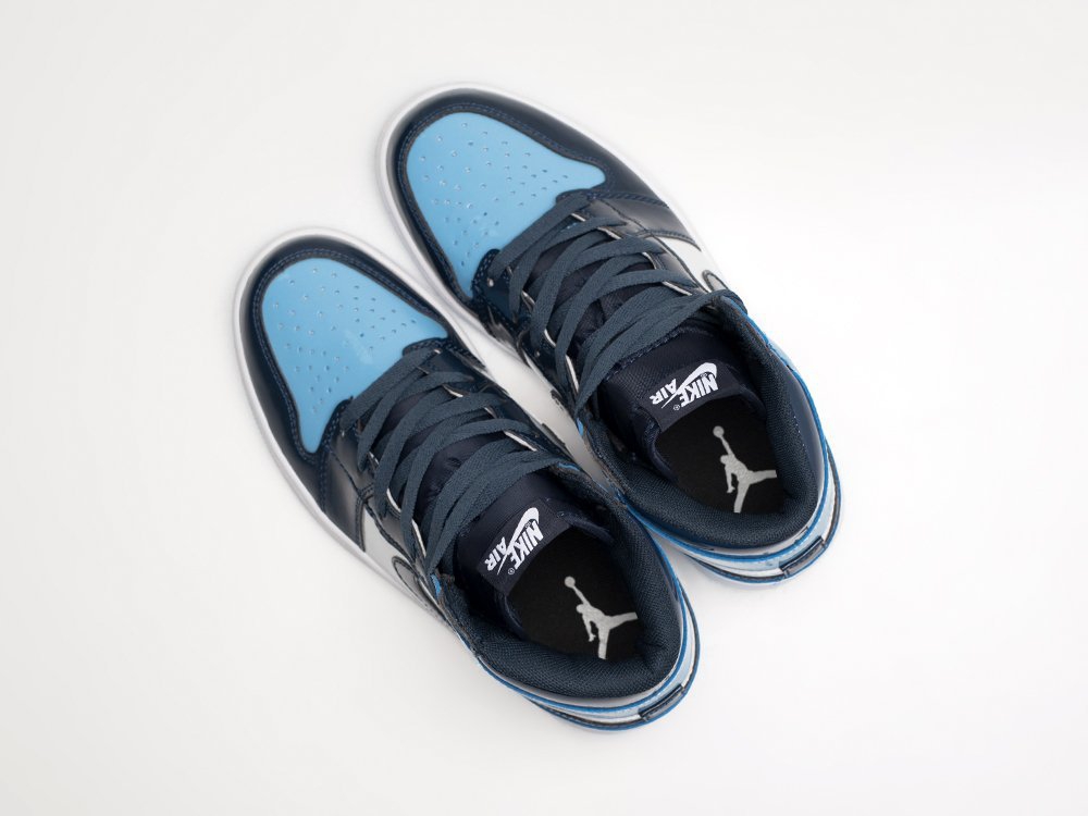 Nike Air Jordan 1 High OG UNC WMNS синие кожа женские (AR24429) - фото 3