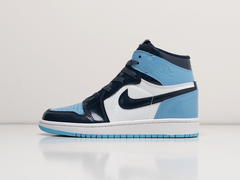 Nike Air Jordan 1 High OG UNC WMNS синие кожа женские (AR24429) - фото 1