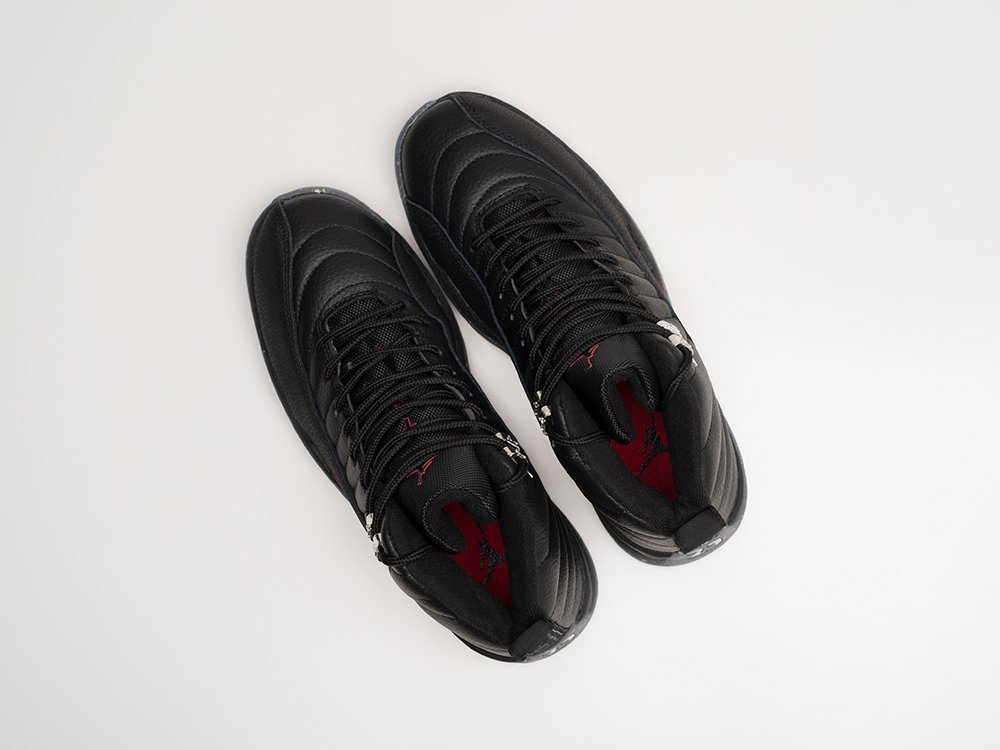 Nike Air Jordan 12 черные кожа мужские (AR24794) - фото 3