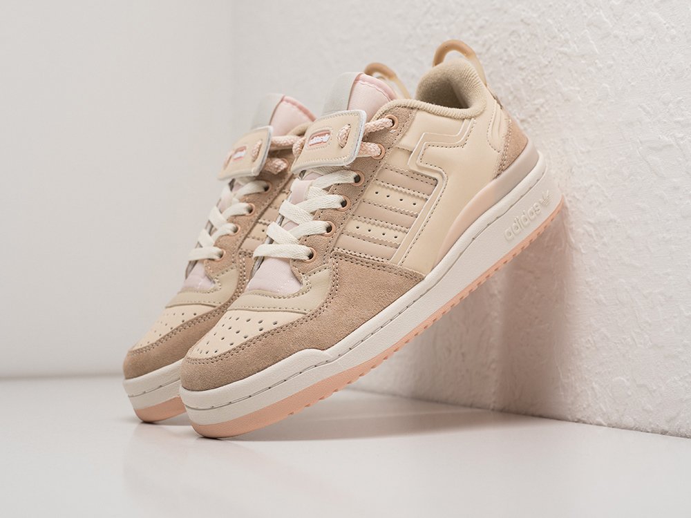 Adidas Forum Low Linen WMNS бежевые замша женские (AR24840) - фото 2 Adidas Forum Low Linen WMNS бежевые замша женские (AR24840) - фото 2
