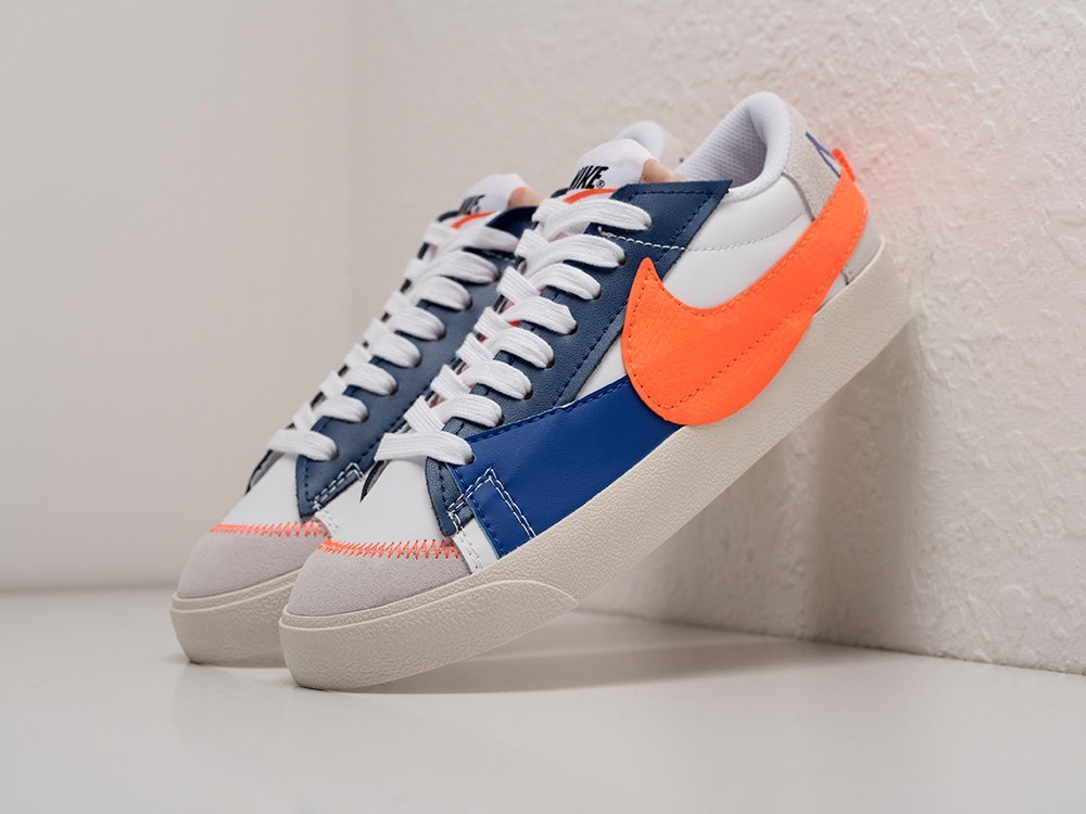 Nike Blazer Low 77 Jumbo разноцветные кожа мужские (AR24847) - фото 2 Nike Blazer Low 77 Jumbo разноцветные кожа мужские (AR24847) - фото 2