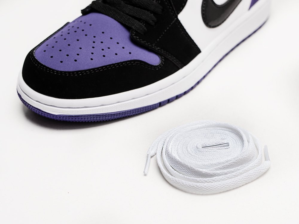 Nike Air Jordan 1 Low Court Purple WMNS разноцветные кожа женские (AR24853) - фото 4 Nike Air Jordan 1 Low Court Purple WMNS разноцветные кожа женские (AR24853) - фото 4