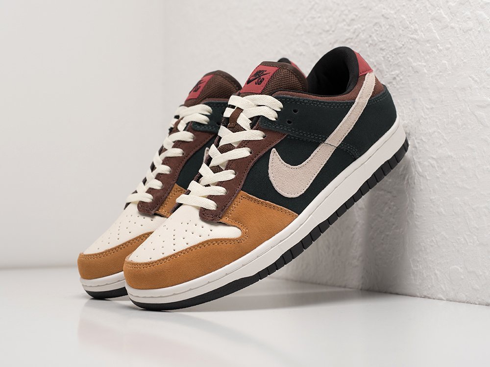 Nike SB Dunk Low Strummer разноцветные замша мужские (AR24932) - фото 2