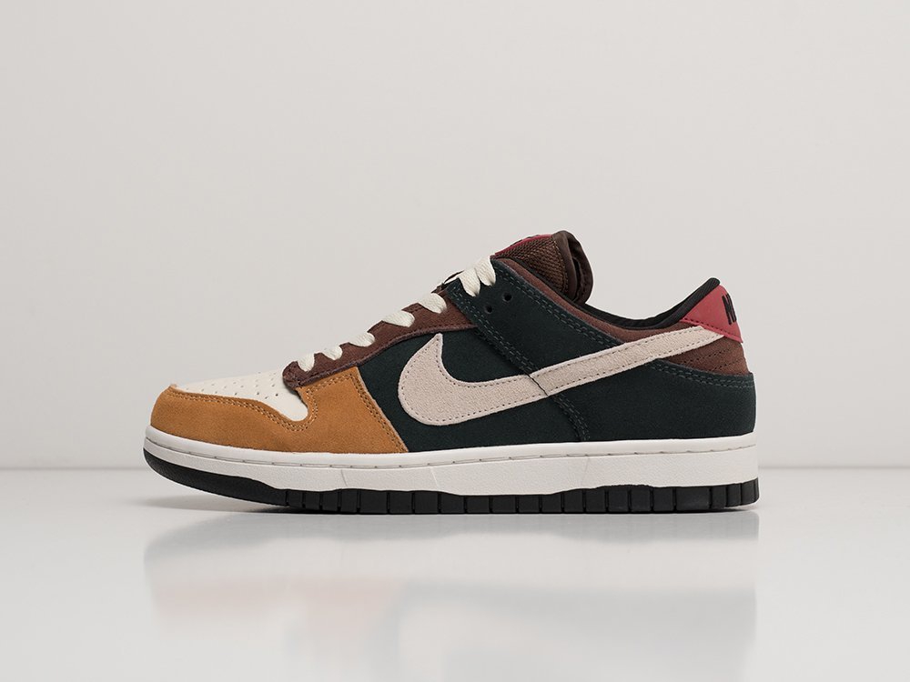 Nike SB Dunk Low Strummer разноцветные замша мужские (AR24932) - фото 1 Nike SB Dunk Low Strummer разноцветные замша мужские (AR24932) - фото 1