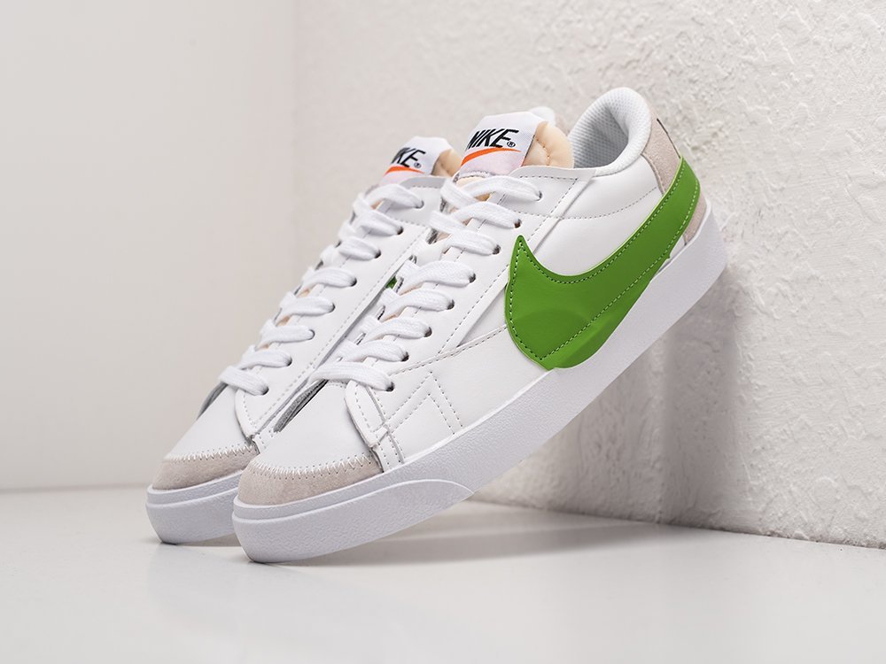 Nike Blazer Low 77 Jumbo белые кожа мужские (AR24965) - фото 2 Nike Blazer Low 77 Jumbo белые кожа мужские (AR24965) - фото 2