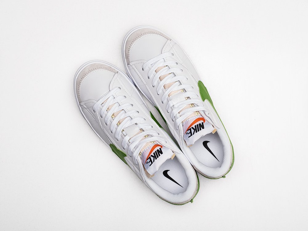 Nike Blazer Low 77 Jumbo белые кожа мужские (AR24965) - фото 3 Nike Blazer Low 77 Jumbo белые кожа мужские (AR24965) - фото 3