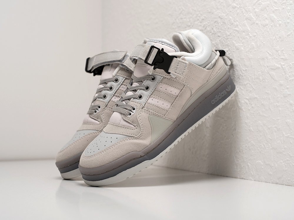 Adidas x Bad Bunny x Forum Buckle Low WMNS серые замша женские (AR25001) - фото 2 Adidas x Bad Bunny x Forum Buckle Low WMNS серые замша женские (AR25001) - фото 2