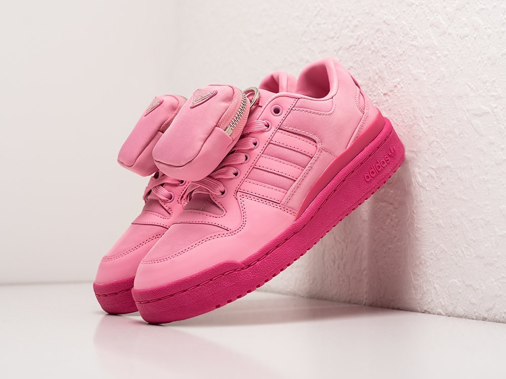 Adidas Prada x Forum Low WMNS розовые кожа женские (AR25030) - фото 2