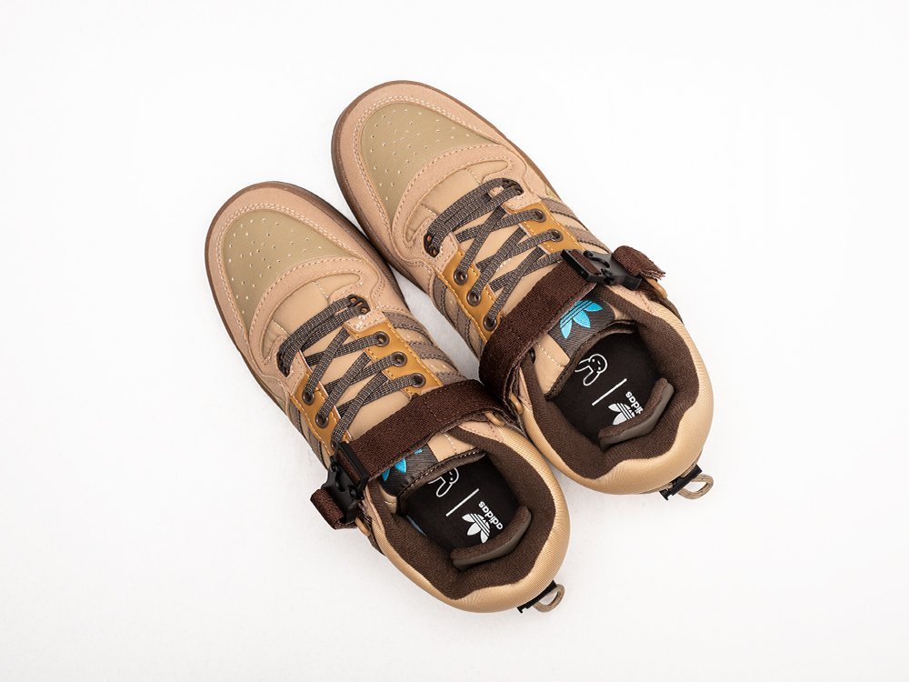 Adidas Bad Bunny x Forum Buckle Low The First Cafe WMNS коричневые замша женские (AR25032) - фото 3 Adidas Bad Bunny x Forum Buckle Low The First Cafe WMNS коричневые замша женские (AR25032) - фото 3