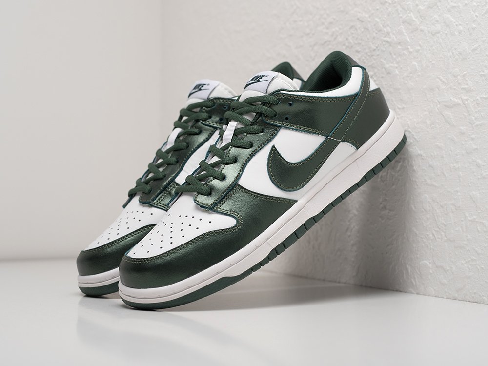 Nike SB Dunk Low Varsity Green белые кожа мужские (AR25059) - фото 2