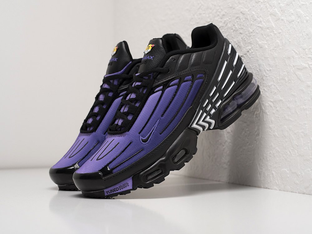 Nike Air Max Plus 3 фиолетовые текстиль мужские (AR25066) - фото 2