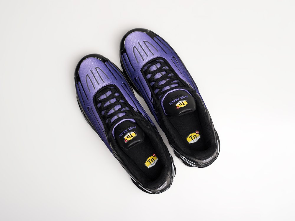 Nike Air Max Plus 3 фиолетовые текстиль мужские (AR25066) - фото 3