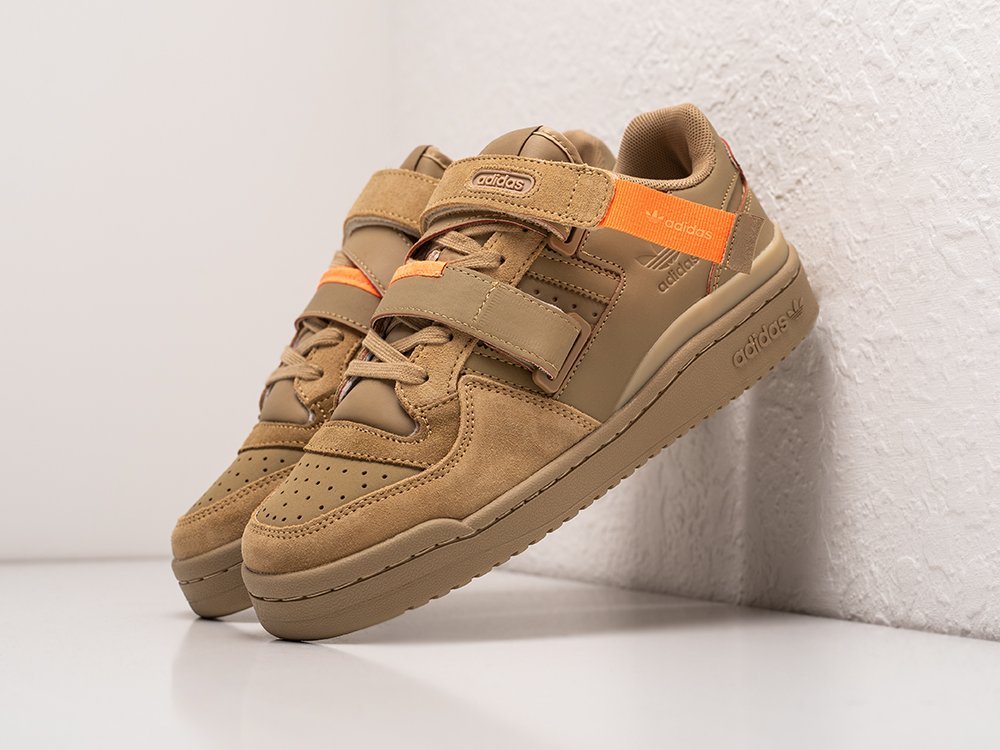 Adidas Forum Low Strap бежевые кожа мужские (AR25076) - фото 2 Adidas Forum Low Strap бежевые кожа мужские (AR25076) - фото 2