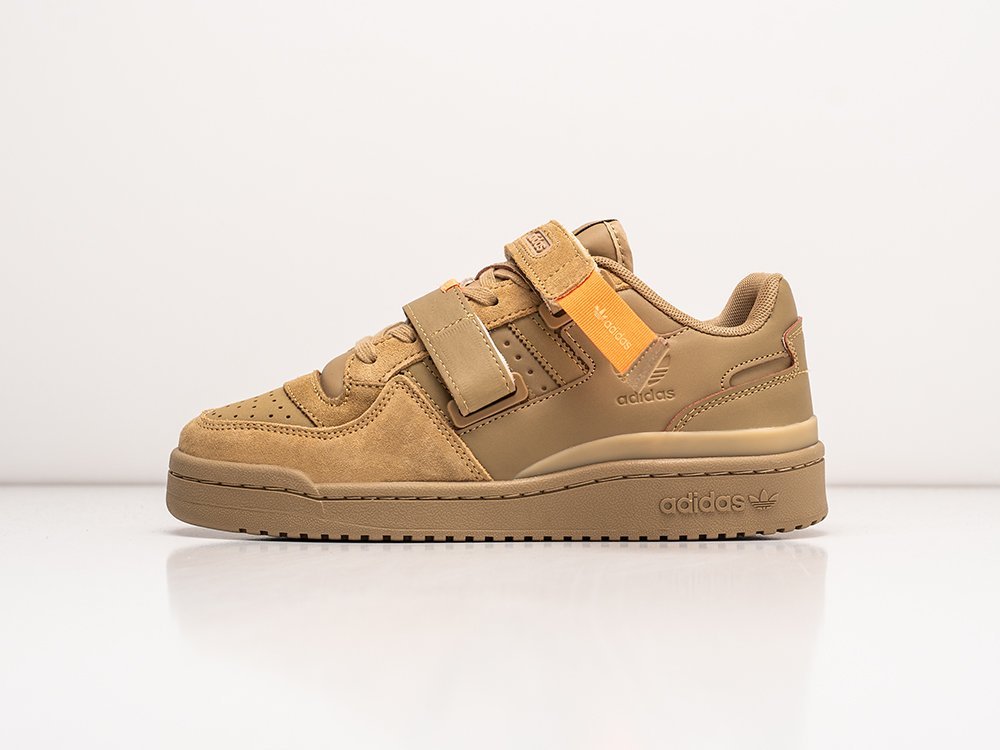Adidas Forum Low Strap бежевые кожа мужские (AR25076) - фото 1 Adidas Forum Low Strap бежевые кожа мужские (AR25076) - фото 1