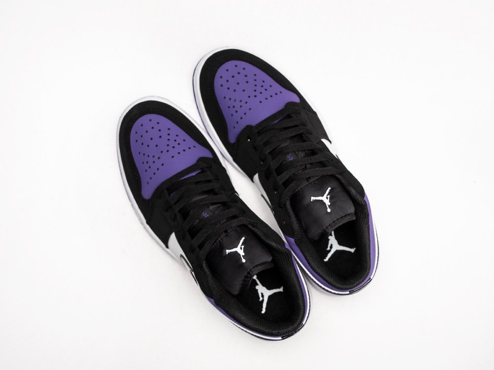 Nike Air Jordan 1 Low Court Purple фиолетовые кожа мужские (AR25079) - фото 3