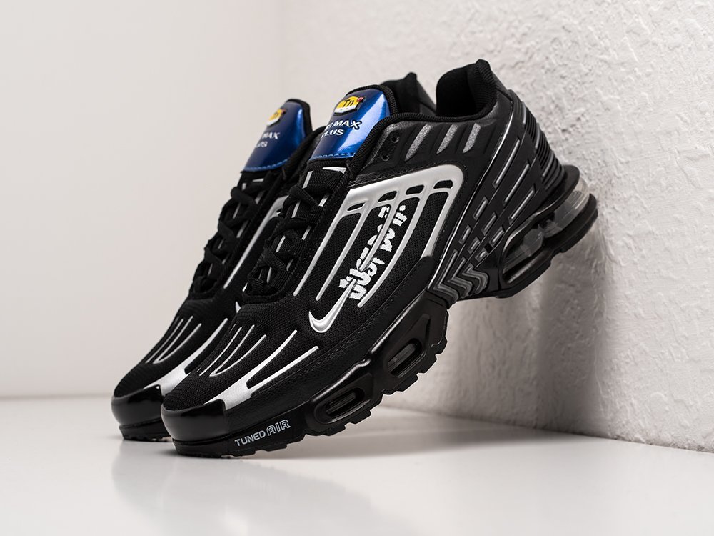 Nike Air Max Plus 3 черные текстиль мужские (AR25094) - фото 2 Nike Air Max Plus 3 черные текстиль мужские (AR25094) - фото 2