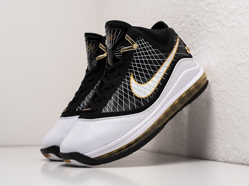 Nike Lebron 7 черные кожа мужские (AR25101) - фото 2 Nike Lebron 7 черные кожа мужские (AR25101) - фото 2