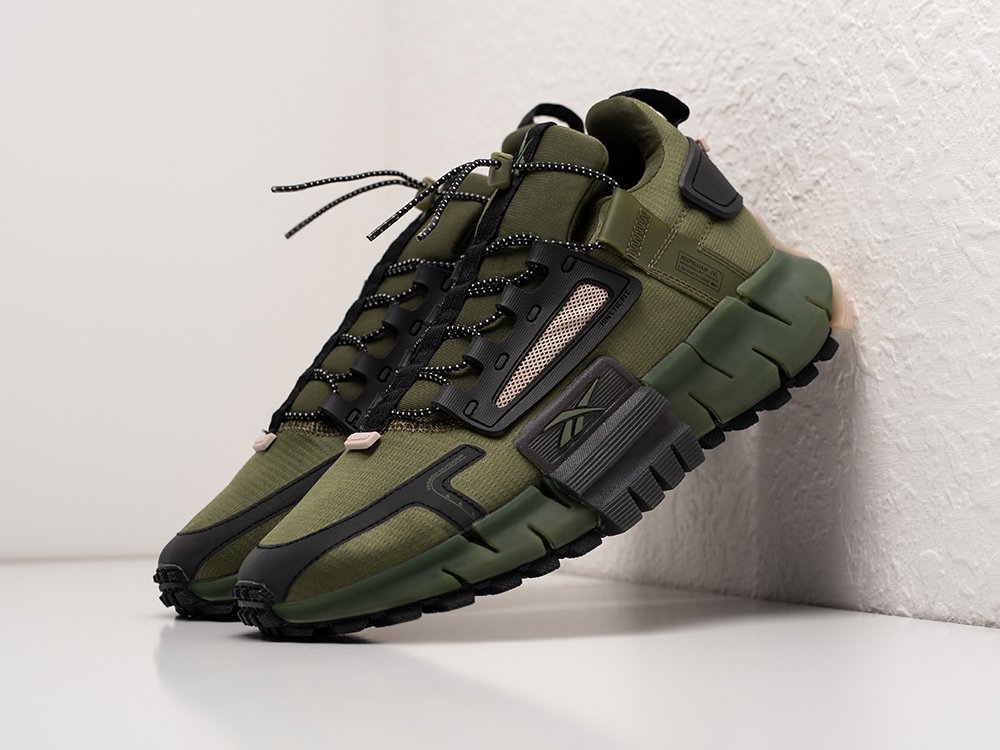 Reebok Zig Kinetica Edge зеленые текстиль мужские (AR25188) - фото 2 Reebok Zig Kinetica Edge зеленые текстиль мужские (AR25188) - фото 2