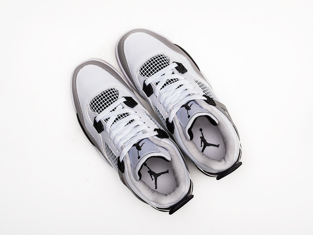 Nike Air Jordan 4 Retro белые кожа женские (AR25196) - фото 3