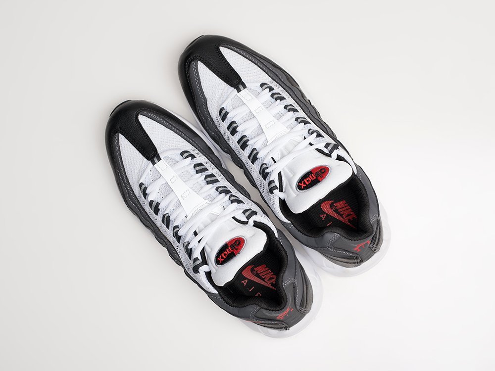 Nike Air Max 95 черные кожа мужские (AR25200) - фото 3 Nike Air Max 95 черные кожа мужские (AR25200) - фото 3