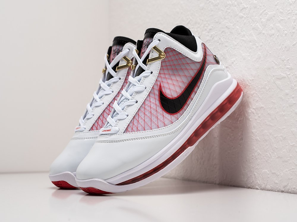 Nike Lebron 7 белые кожа мужские (AR25204) - фото 2 Nike Lebron 7 белые кожа мужские (AR25204) - фото 2