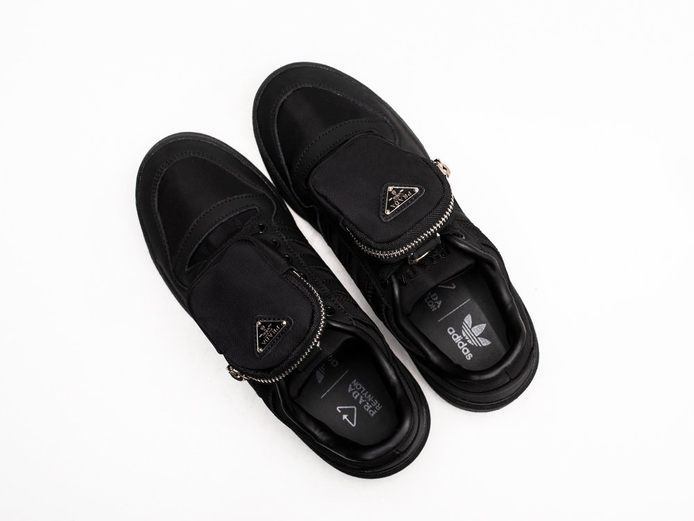 Adidas x Prada Forum Low WMNS черные кожа женские (AR25213) - фото 3 Adidas x Prada Forum Low WMNS черные кожа женские (AR25213) - фото 3