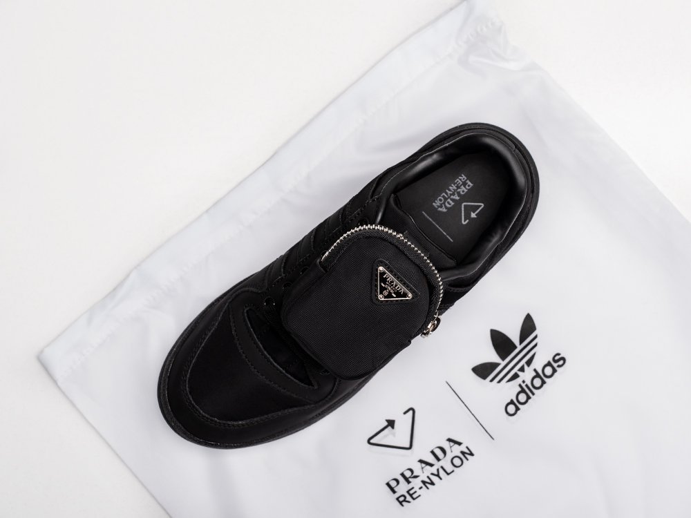 Adidas x Prada Forum Low WMNS черные кожа женские (AR25213) - фото 5