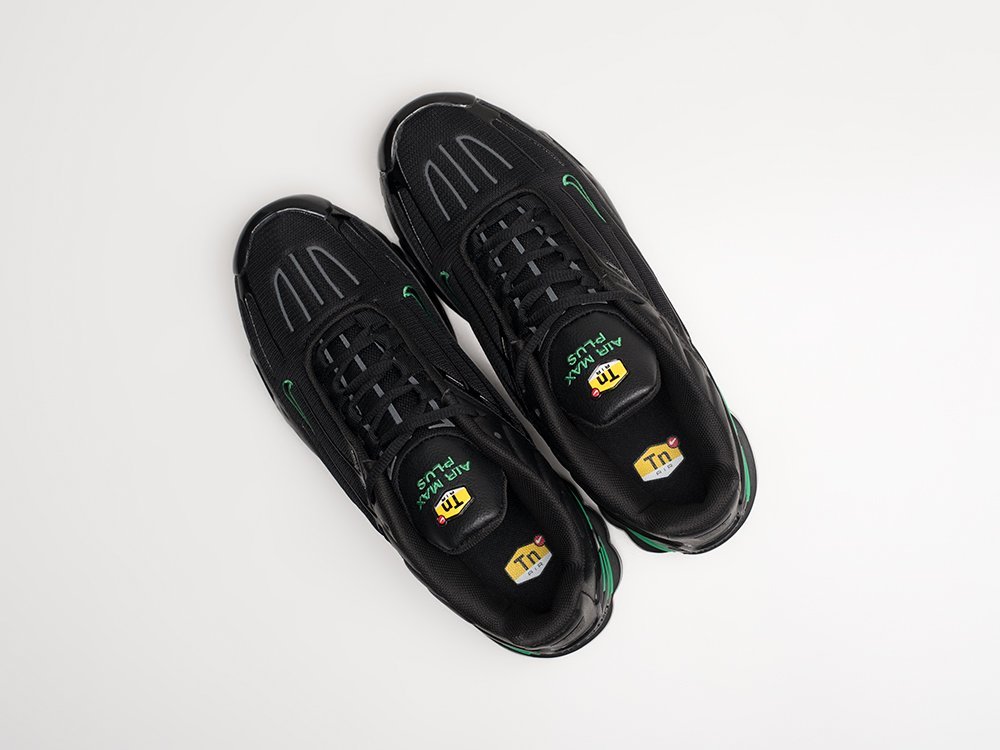 Nike Air Max Plus 3 черные текстиль мужские (AR25215) - фото 3