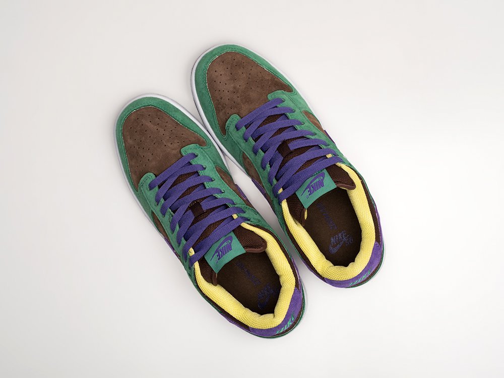 Nike SB Dunk Low Veneer разноцветные замша мужские (AR25218) - фото 3