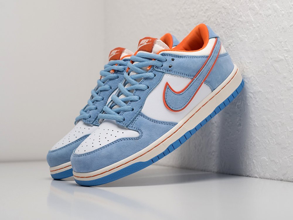 Nike x Otomo Katsuhiro SB Dunk Low голубые замша мужские (AR25220) - фото 2