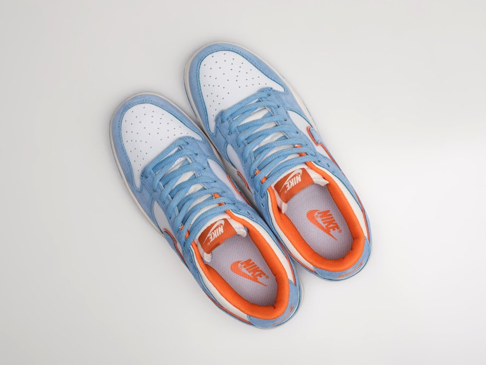 Nike x Otomo Katsuhiro SB Dunk Low голубые замша мужские (AR25220) - фото 3