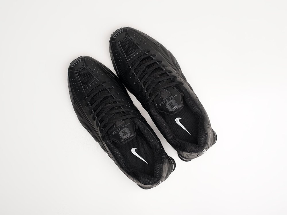Nike Shox R4 черные кожа мужские (AR25221) - фото 3