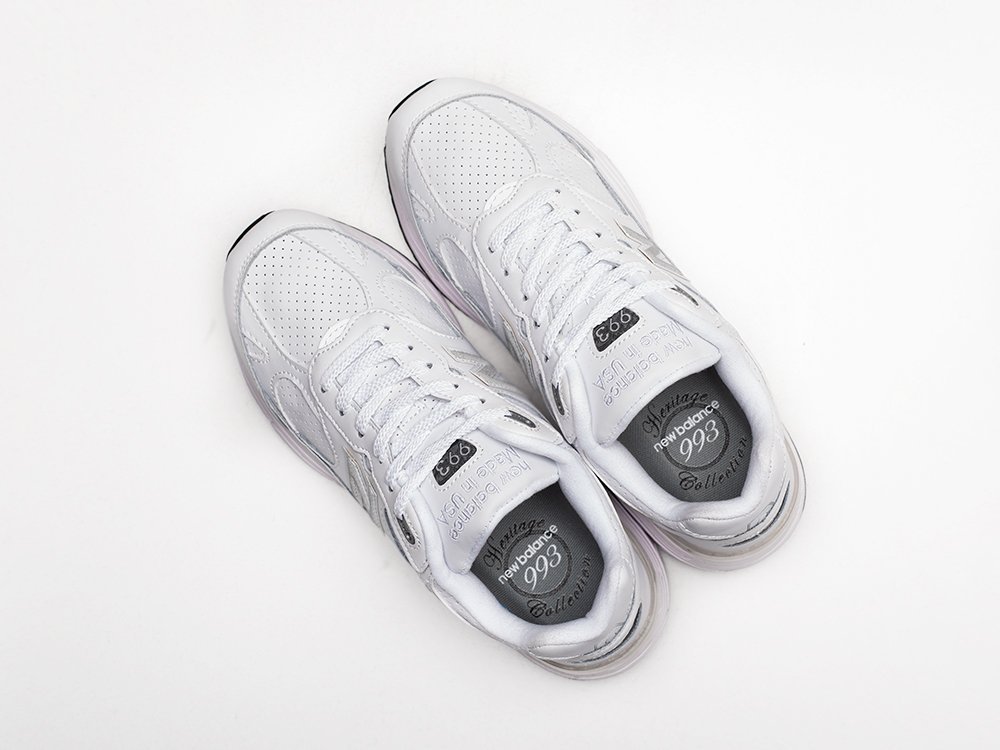 New Balance 993 белые кожа мужские (AR25247) - фото 3 New Balance 993 белые кожа мужские (AR25247) - фото 3