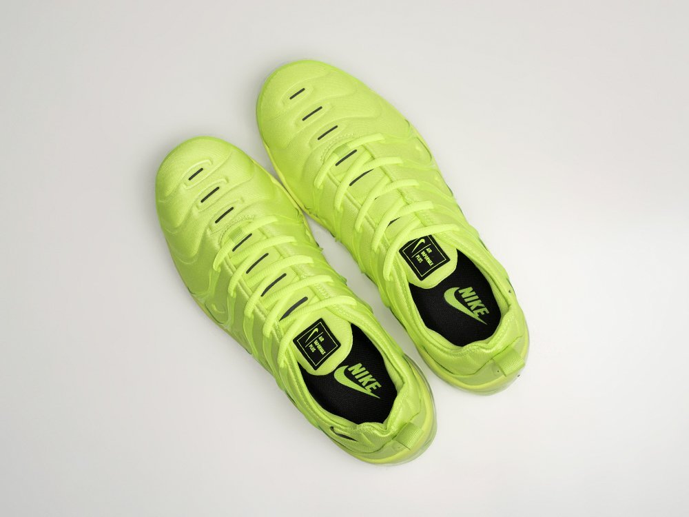 Nike Air VaporMax Plus Volt зеленые текстиль мужские (AR25263) - фото 3