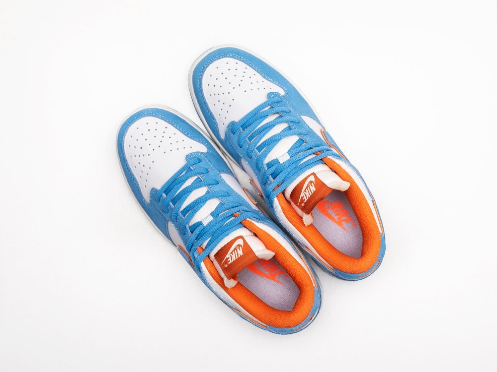 Nike x Otomo Katsuhiro SB Dunk Low WMNS голубые замша женские (AR25273) - фото 3