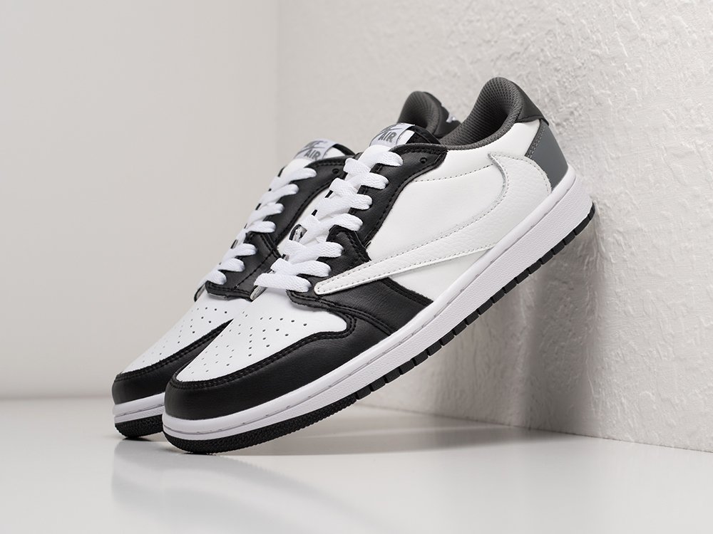 Nike Air Jordan 1 Low x Travis Scott белые кожа мужские (AR25282) - фото 2 Nike Air Jordan 1 Low x Travis Scott белые кожа мужские (AR25282) - фото 2