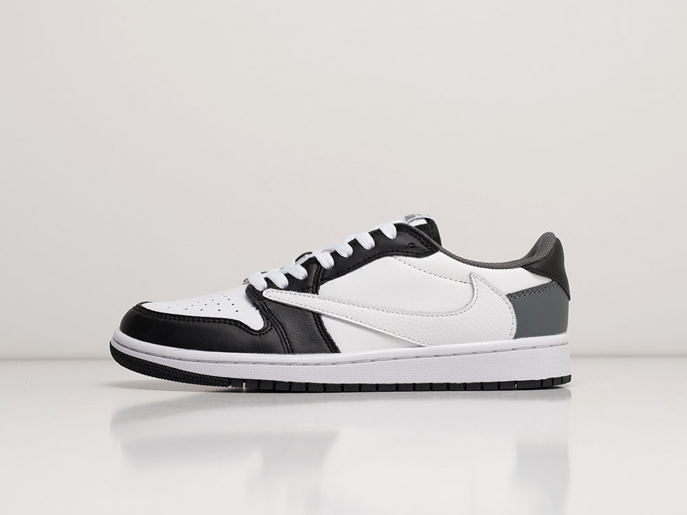 Nike Air Jordan 1 Low x Travis Scott белые кожа мужские (AR25282) - фото 1 Nike Air Jordan 1 Low x Travis Scott белые кожа мужские (AR25282) - фото 1