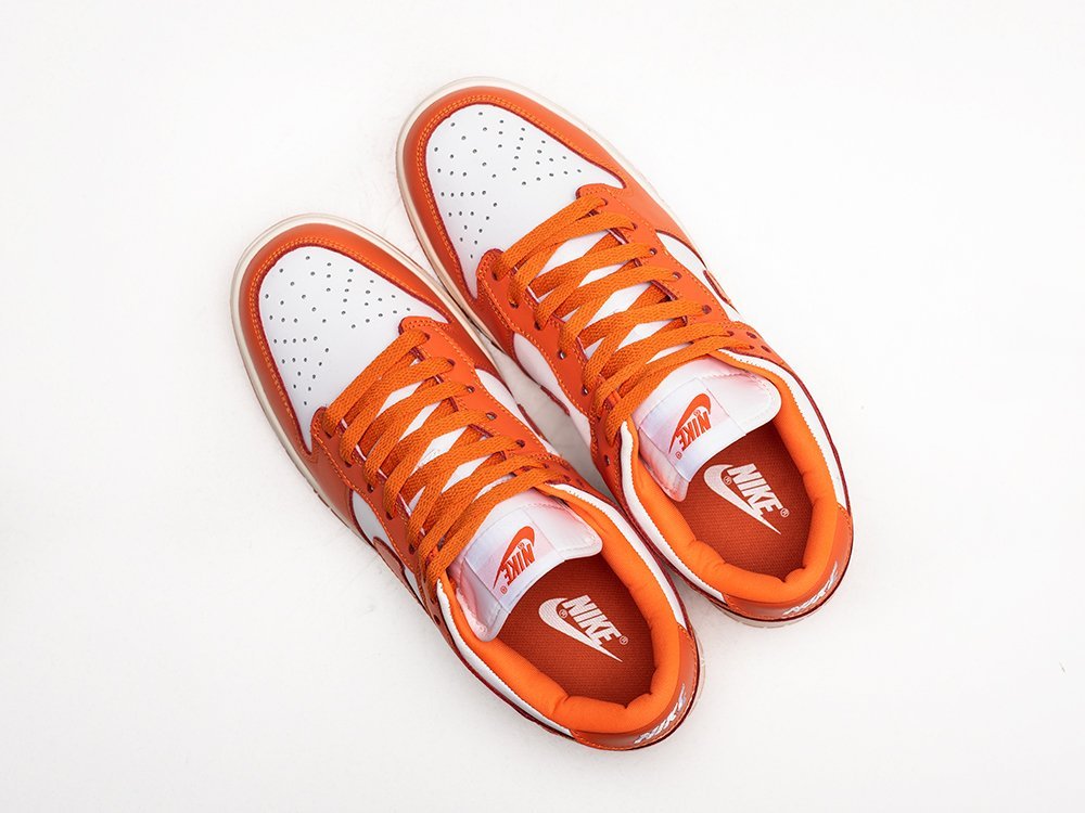 Nike SB Dunk Low Syracuse оранжевые кожа мужские (AR25294) - фото 3
