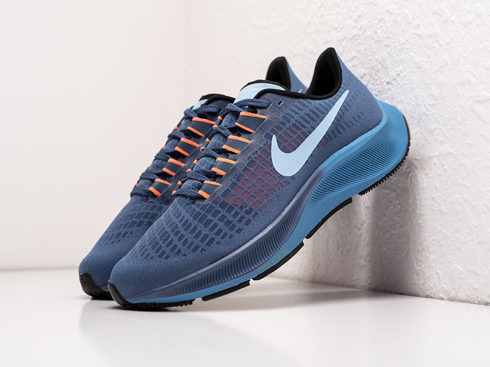 Nike Zoom Pegasus 37 синие текстиль мужские (AR25296) - фото 2